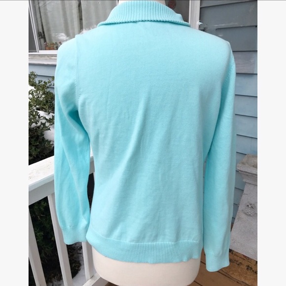 Vineyard Vines Sky Blue 1/4 Zip - Picture 2 of 3